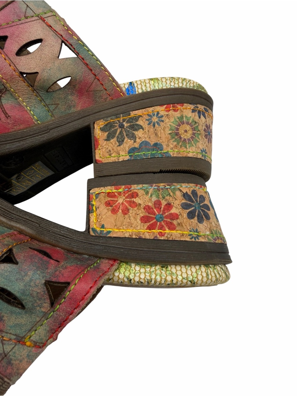 L'ARTISTE by Spring Step Rosalinda Leather Mules Size EU: 35 US: 5 Boho Style - Picture 9 of 15